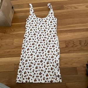 Size small white fitted dress